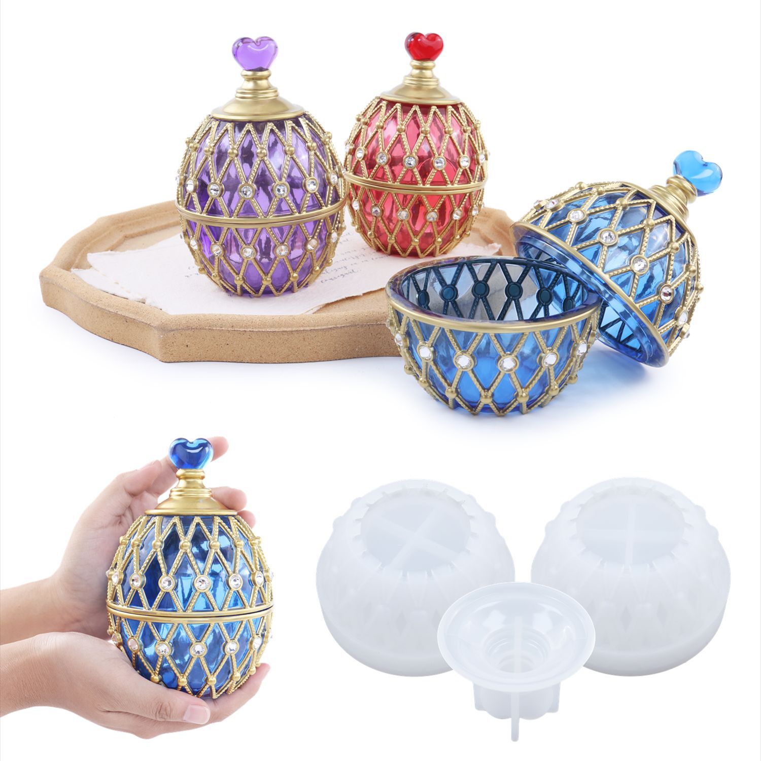 Twee Stijlen Set Diy Crystal E - Silicone Epoxy Resin Molds Set recensie en prijs
