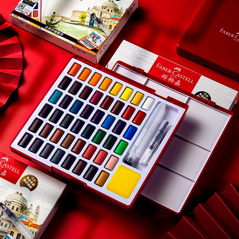 24/36/48 Kleuren Effen Aquarel - Watercolor Paint Set Solid Pigment recensie en prijs